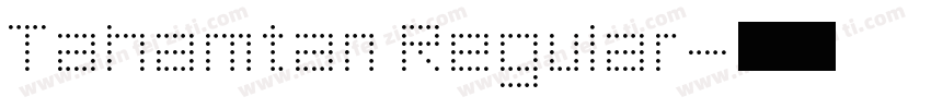Tahamtan Regular字体转换
